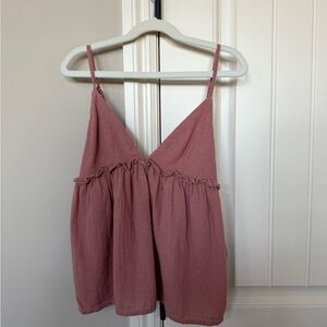 Zara Dusty Rose Camisole Top